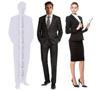 1-8FT Personalised Cardboard Cutouts Life Size, Custom Life Size Cardboard Cutout Stand-Up Photo, Waterproof Cardboard Cutout, Perfect for Wedding, Graduation, Birthday, Party, Anniversary (A)