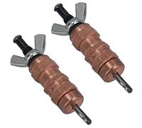 1/8in. Manual Cleco Wing Nut Style Temporary Fastener Sheet Metal Grip Pin 2pk