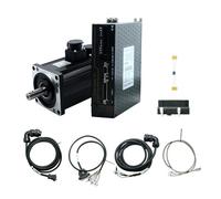 1.8KW 220V AC 3000Rpm 6Nm Nema42 Servo electronic starter Kit 110ST M06030 With Hybrid Servo Drive T3DF L30F(No Brake)