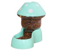 1.8L Automatic Pet Feeder with Mushroom Shape for Cats Dogs, Refill Dual Food Water Dispenser Pet Food Bowl for Small Medium Dog Pets Puppy Kitten