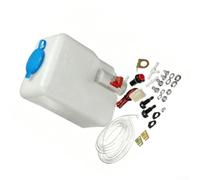 1.8L Car Windshield Washer Tank Kit 12V Metal Plastic | Fixes leaks and weak spray, 12V pump included, universal fit for cars trucks SUVs, restores clear visibility fast