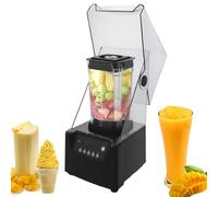 1.8L Commercial Maker Slushy Machine, 360° Stirring Slushy Machines with Soundproof Shield, Smoothie Maker, for Home Cocktail Ice Coffee