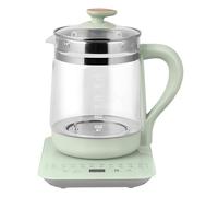 1.8L Electric Glass Teapot Kettle with Removable Infuser & Touch Panel | Borosilicate glass body with 20 preset cooking modes, 6-hour keep warm and built-in egg cooker versatility