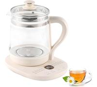 1.8l Fully Automatic Multi-function Health Pot Flower Tea Glass Pot, Soup Kettle, Split Intelligent Tea Maker Office Kettle, Electric Cooker Thickened Glass New Insulation Flower Teapot