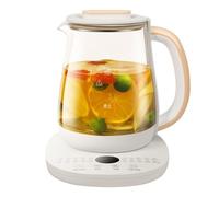1.8L Glass Electric Kettle, 20 Smart Programs Touch Control Hot Water Teapot, Borosilicate Health Pot for Tea Coffee Soup, BPA Free Stainless Steel Inner with LED Light