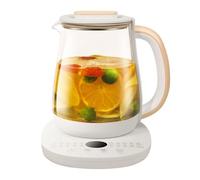 1.8L Multifunction Electric Health Pot, Automatic Glass Kettle & Stew Cooker, 800W Tea Maker With Timer Preset, 304 Stainless Steel, Soup, Herbal