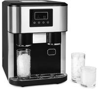 1.8L Small Ice Maker Machine, with Ice Crusher and Water Dispenser, Touch Controls, Counter Top Ice Machine for Home and Kitchen, 15 kg of Crushed and Bullet Ice, Ice Cube Fast Operation blue