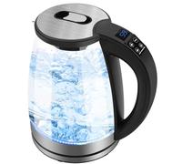 1.8L Smart Glass Electric Kettle,Variable Temperature Control, Keep Warm,BPA Free, Energy Efficient, LED Display,2000W,5 Mins Fast Boil, Easy to Clean, Auto Shut-Off and Boil-Dry Protection