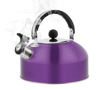 1.8L Whistling Kettle Thermide | Stainless Steel Camping with Ergonomic Handle | Lightweight Flat Bottom Pot for Hiking Trips at Home and Induction Use of the