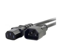 1.8m(5.9ft) IEC Cable, 250V 10A Male to Female Power Cord (IEC320C14 to IEC320C13), 18 AWG Kettle Lead Extension, PDU Computer Power Cord Extension for Power Supply, UL Listed