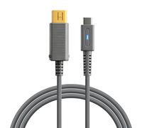 1.8M Gray PVC Type C Power Cable Fast Charging Wire for Game Console Devices Chargers Cord Line Portable USB C Cord