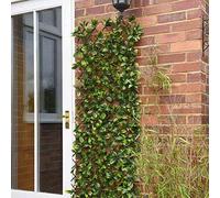 1.8m Green Lemon Leaf Artificial Trellis Screening Panel Marco Paul Green One Size