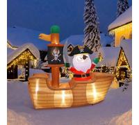 1.8M Inflatable Pirate Santa for Christmas Decoration
