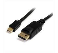 StarTech.com 6ft (2m) Mini DisplayPort to DisplayPort 1.2 Cable - 4K x 2K UHD Mini DisplayPort to DisplayPort Adapter Cable - Mini DP to DP Cable for Monitor - mDP to DP Converter Cord