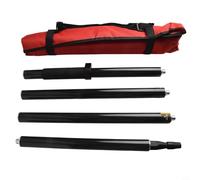 1 8M Surveying Pole Carbon Fiber GPS GNSS 4 Section Centring Rod with 5/8 Thread Diameter 32mm Suitable for Precise Mapping and Measurement