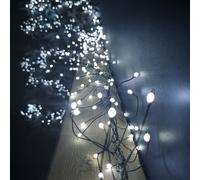 1.8m White LEDs Green Garland Wire Light Christmas Decoration with Timer Samuel Alexander Green One Size