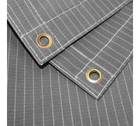 1.8M X 1.8M GREEN RIP-STOP CANVAS TARPAULIN WITH EYELETS