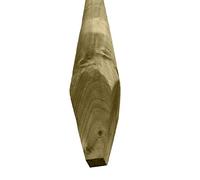 1.8m x 75mm Wooden Fencing Stakes Machined Round & Pointed Fence Posts (25)