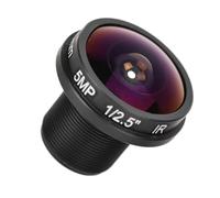 1.8mm Mini Fisheye Camera Lens,180° Wide Angle 5mp HD Fisheye CCTV Camera Lens for Security Cam Home Office Outdoor Indoor
