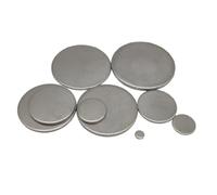 1.8mm Thick 304 Stainless Steel Round Discs - 7mm to 90mm Solid Circular Metal Plates for DIY Projects(20mm 5Pcs)