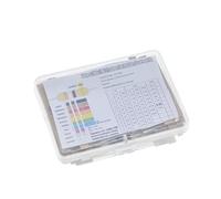 1/8W 5% 640pcs 64 Values 1R - 10MR 0.125W Carbon Film Resistor Assorted Kit Set NWPNLXEA