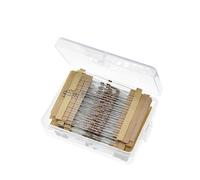 1/8W 5% 640pcs 64 Values 1R - 10MR 0.125W Carbon Film Resistor Assorted Kit Set NWPNLXEA
