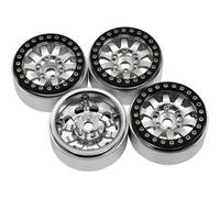 1.9 Inch Beadlock Wheel Rim Hub Aluminum For Axial For SCX10 90027 90046 RR10 For Wraith D90 D110 1/10 RC Crawler Car Upgrades Rc Drift Cars Wheels