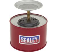 1.9 Litre Plunger Can - One Handed Operation - Flammable Liquid Dispenser