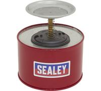1.9 Litre Plunger Can - One Handed Operation - Flammable Liquid Dispenser
