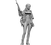 1/9 Sci-Fi Agent Woman Warrior Resin Model Kit Unpainted and Unassembled Resin Model Parts//C6E4-5