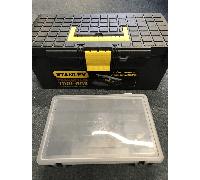 1-94-481 15 Inch Plastic Toolbox With Bit Tray Organiser