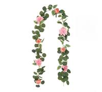 1.95m Long Peony Vine Pink Artificial Flower String(D)