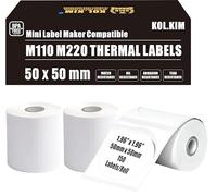 1.96" x 1.96" M100 Thermal Labels Round for Phomemo M220 M110 Labels