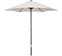 1.96m Parasol Patio Umbrella, Cream White