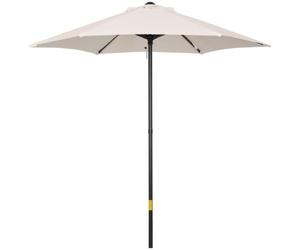1.96m Parasol Patio Umbrella, Cream White