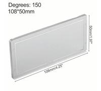 1.97 x 4.25 in Magnification Welding Lens for Welding Helmet, PC Protective Cheater Lens 075-300 Degrees, Clear Lens 108x50mm