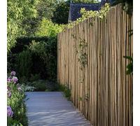 1.9m(L) x 1.2m(H) Natural Premium Thick Bamboo Cane Fencing Screening Rolls Woven Wood Natural One Size