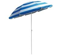 1.9m Large Garden Parasol Umbrella Garden Sun Shades Parasols Tilting Beach Umbrella for Table Portable Sun Parasol UV Protection Adjustable Height Sunshade for Patio, Deck Outdoors