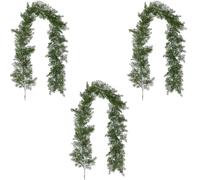 1.9m Real Touch Cedar Garland, Green Artificial Christmas Garland - Realistic Greenery, Plain and Luxury, for Fireplace Mantel, Stairs, Door, Windows and Banister, Indoor & Outdoor (3)