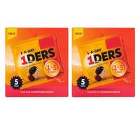 1-A-Day 1DERS Energising Fruit & Nut Mix,5 x 30g per Pack,Suitable for vegans,Pack Of 2