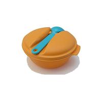 1 A Tupper Salad Snack & Go 600ML - Orange, Green