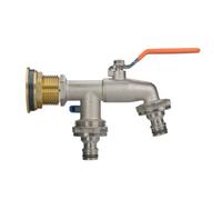 1" Adapter Double Garden Tap And Ptfe Tape