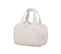1. Adjustable Cosmetic Bag with Multiple Compartments Water-Resistant Fabric for Travel Gym Daily Essentials Storage Large Capacity Cosmetic Organizers