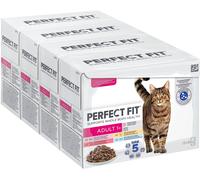 1+ Adult Mixed Selection in Sauce 48 Pouches Complete Premium Wet Cat Food Pa...
