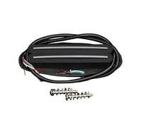 1 Alnico 5 Hot Dual Track Electric Guitar Pickup 9K/12K 4 Wire Instrument Accessories Professional electric pickup(Black 12K)