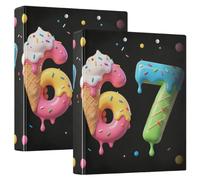 1 and 1/2 Inch Binder 67 Six Seven
