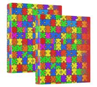 1 and A Half Inch Notebook Binders Cute French Dog