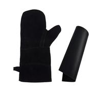 1 Anti-Scald Glove and 1 Grill Mat, Oven Gloves, High Temperature Resistant Gloves, Kitchen Supplies, Baking Accessories