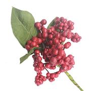 1 Artificial Fruit Bouquet Berry Christmas Tree Decoration Wreath Handmade Wedding Party Favor Red Practical treatment