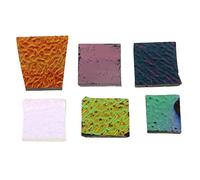 1 Assorted Dichroic Testure Film Fused Glass Jewelry Making